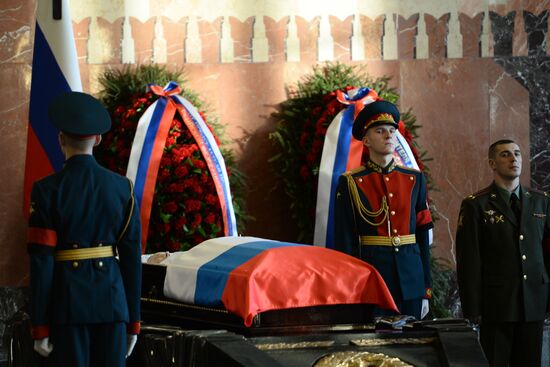 Mikhail Kalashnikov's funeral