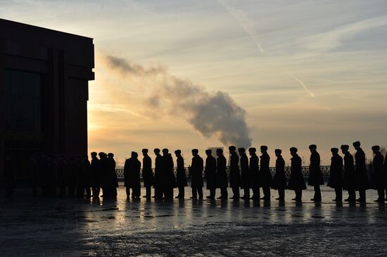 Mikhail Kalashnikov's funeral