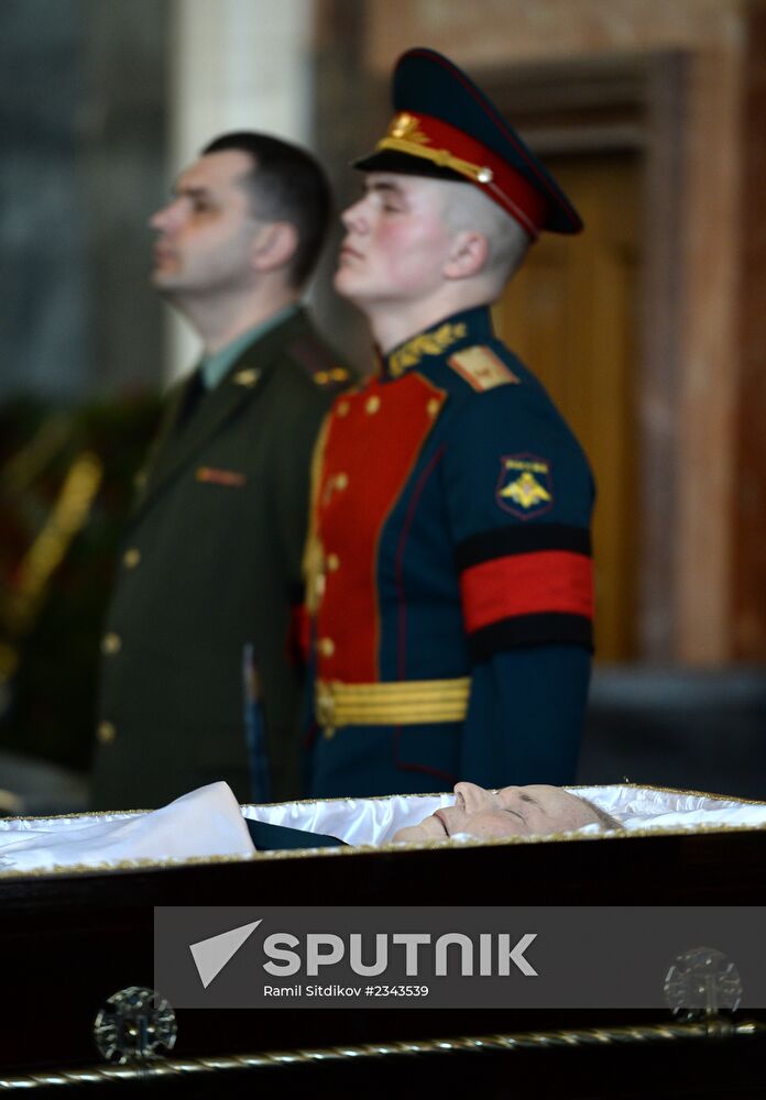 Mikhail Kalashnikov's funeral