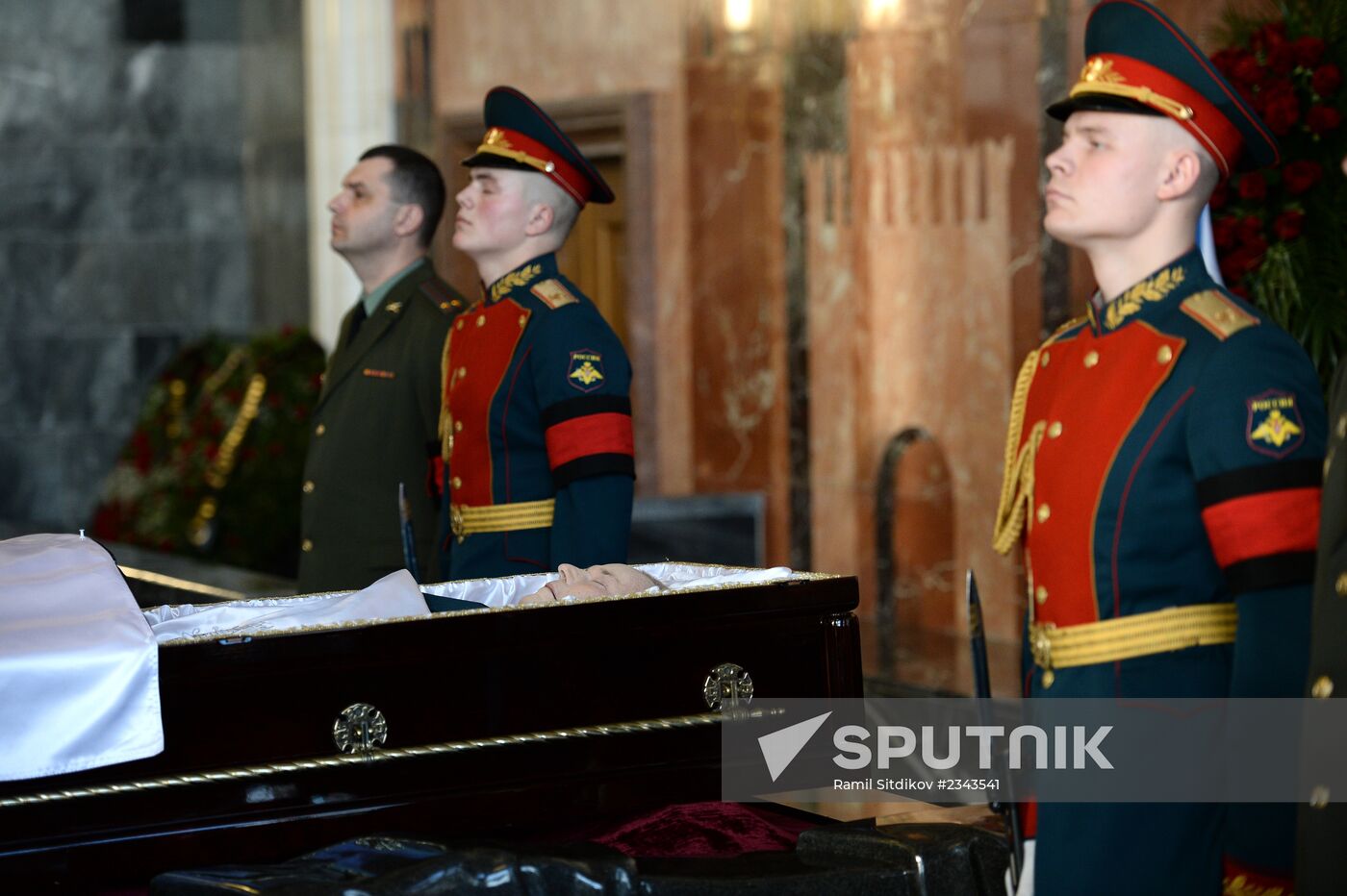 Mikhail Kalashnikov's funeral