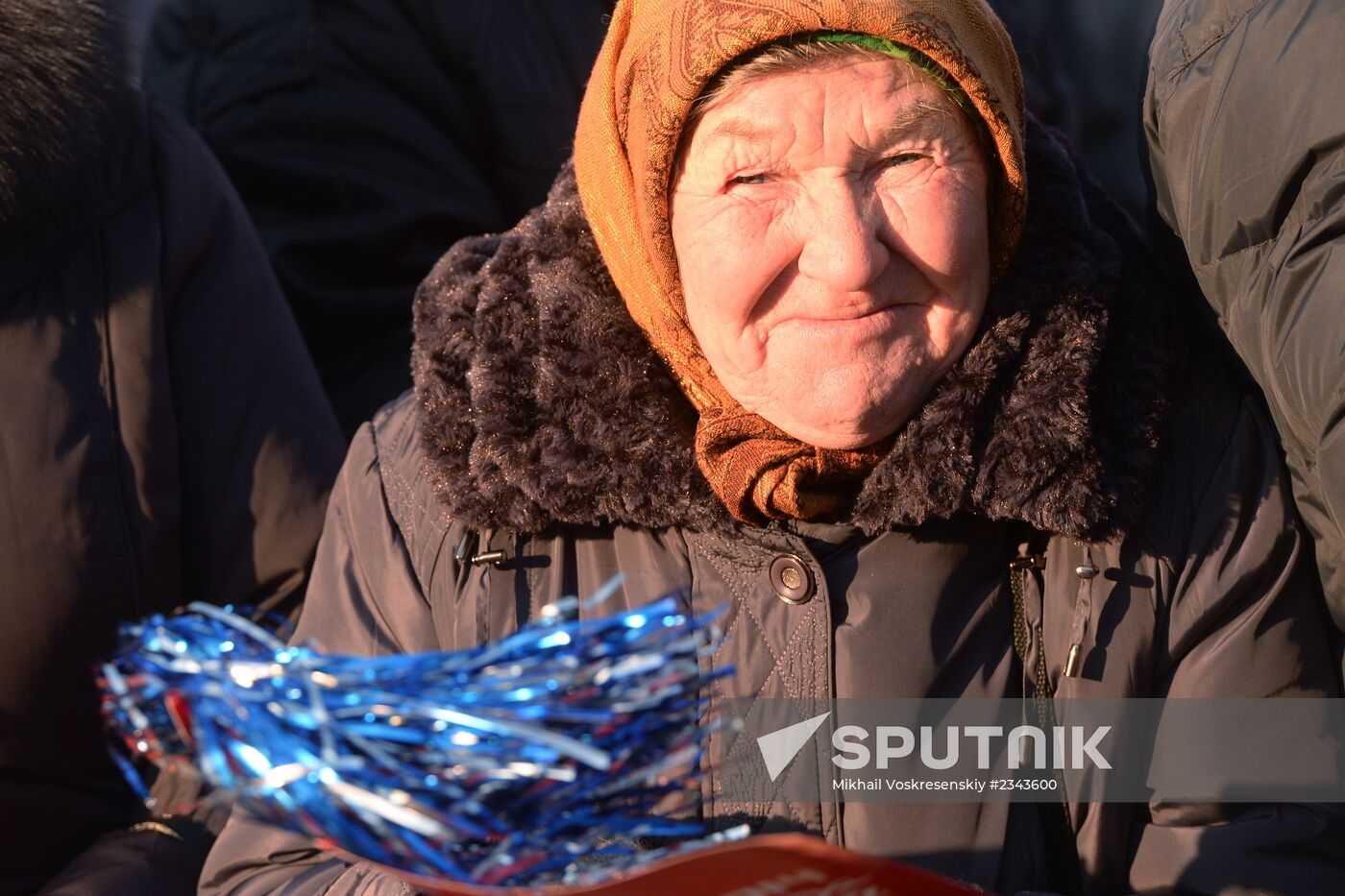 Olympic Torch Relay. Cheboksary