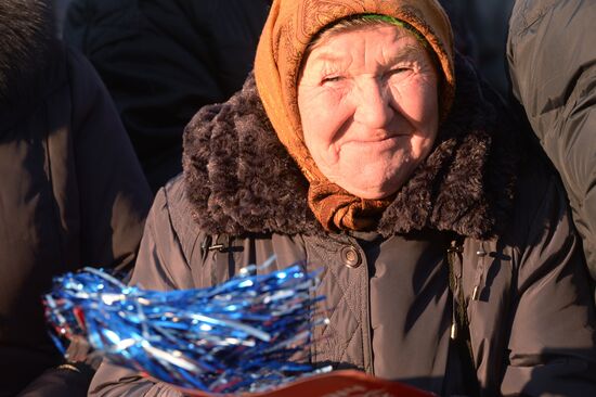 Olympic Torch Relay. Cheboksary