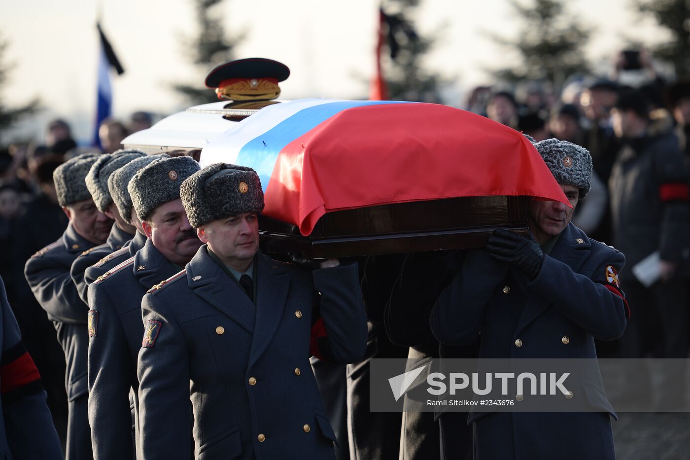 Mikhail Kalashnikov's funeral