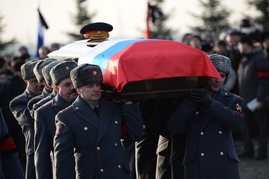 Mikhail Kalashnikov's funeral