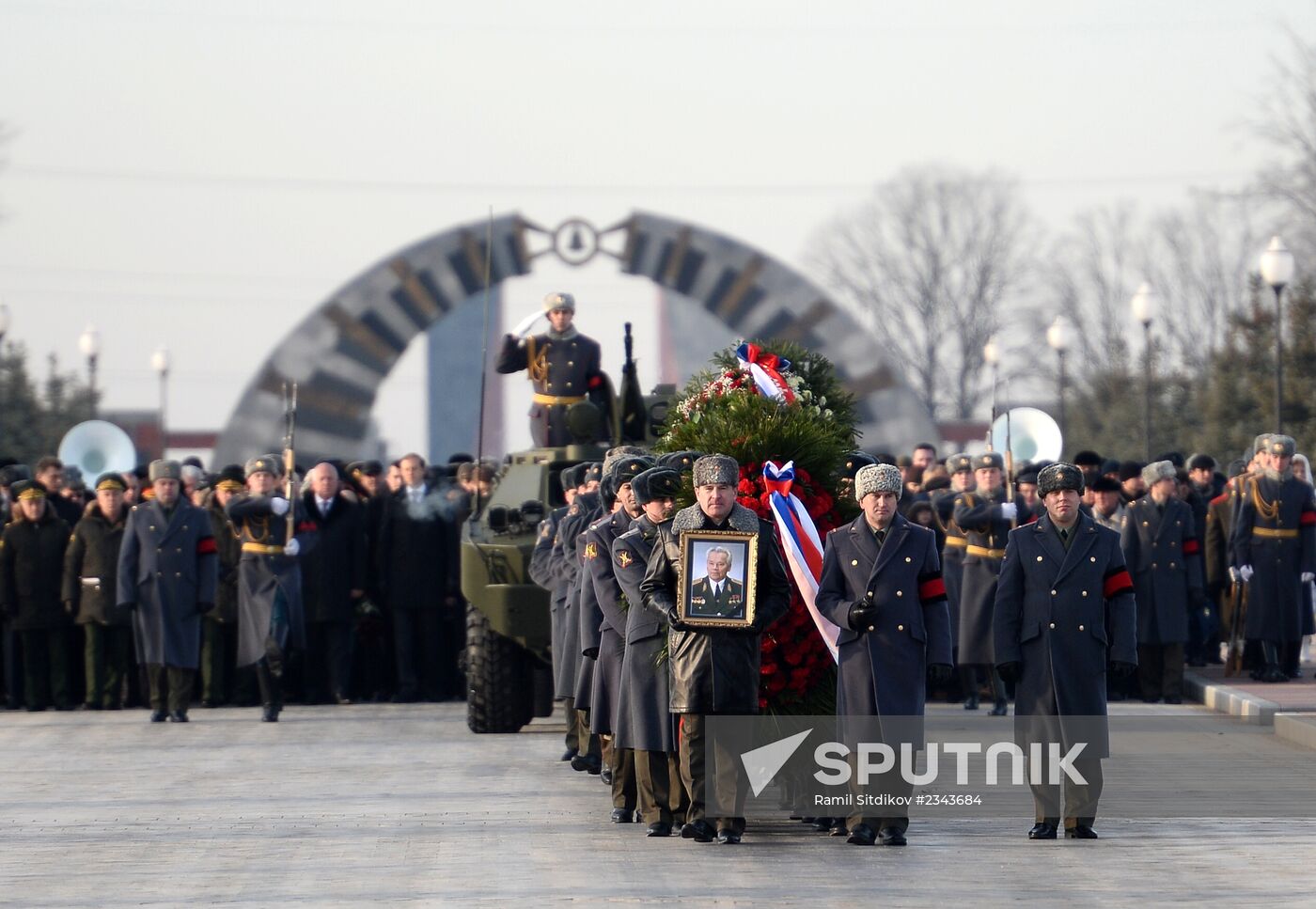 Mikhail Kalashnikov's funeral