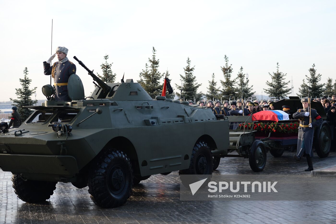 Mikhail Kalashnikov's funeral