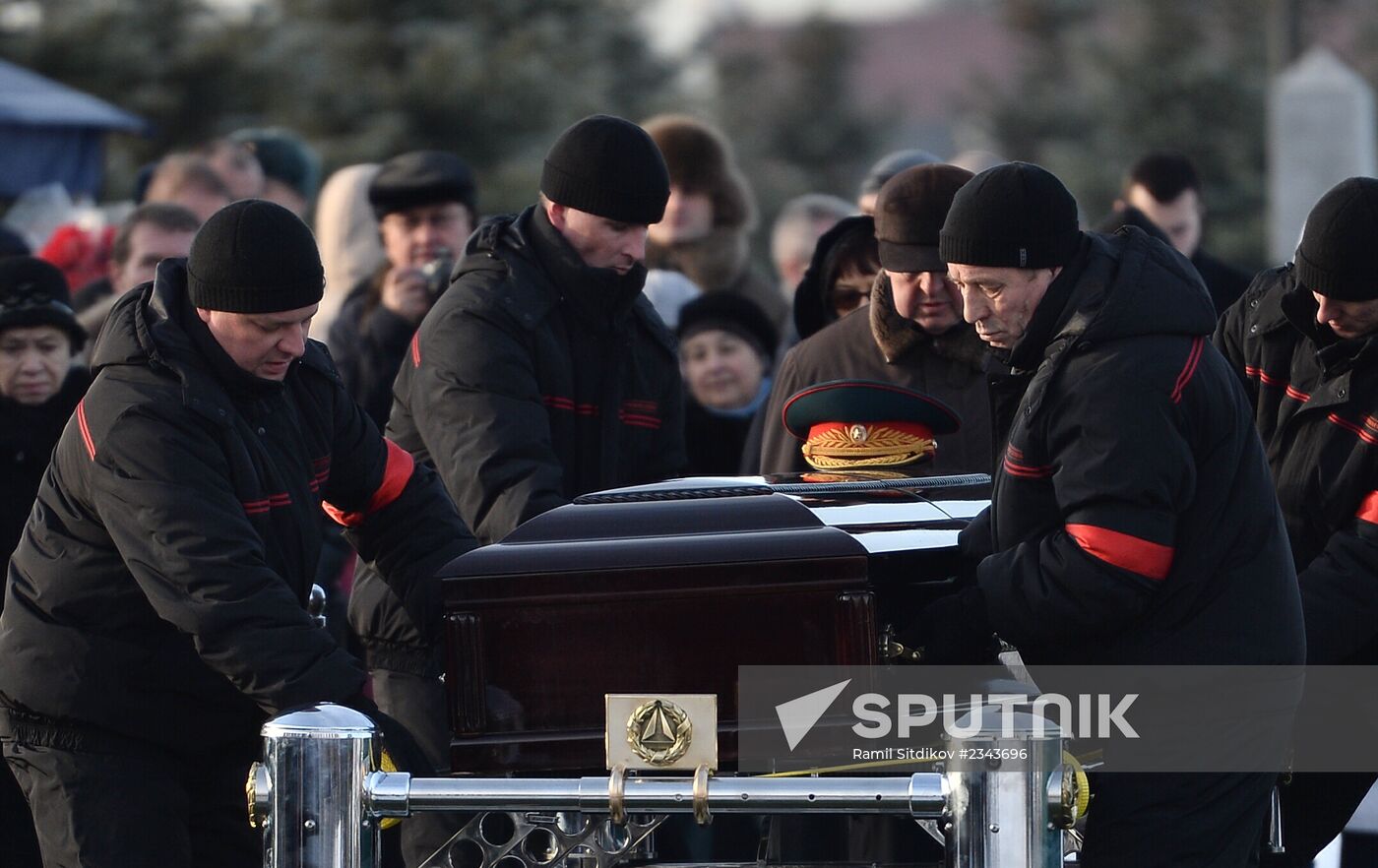 Mikhail Kalashnikov's funeral