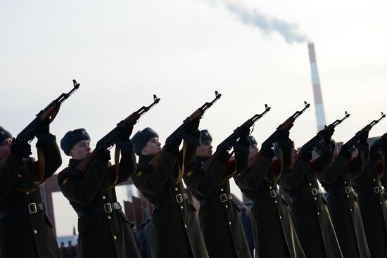 Mikhail Kalashnikov's funeral