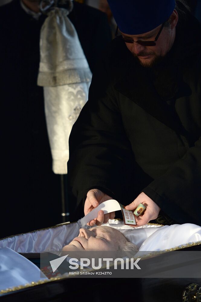 Mikhail Kalashnikov's funeral