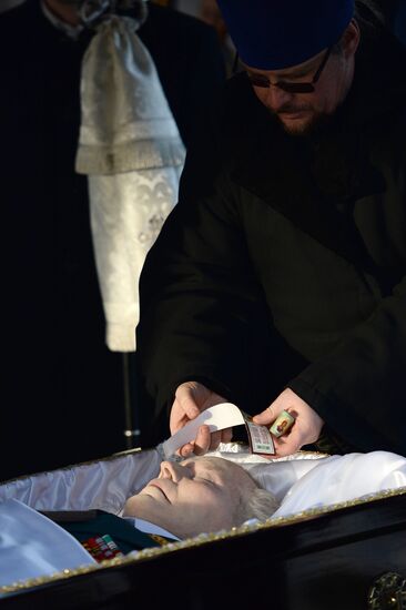 Mikhail Kalashnikov's funeral