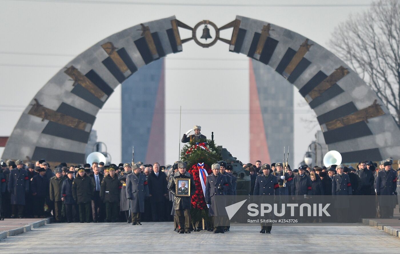Mikhail Kalashnikov's funeral