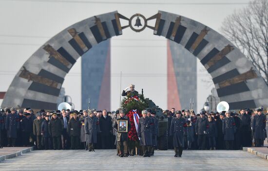 Mikhail Kalashnikov's funeral