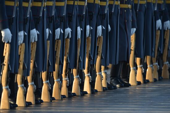 Mikhail Kalashnikov's funeral