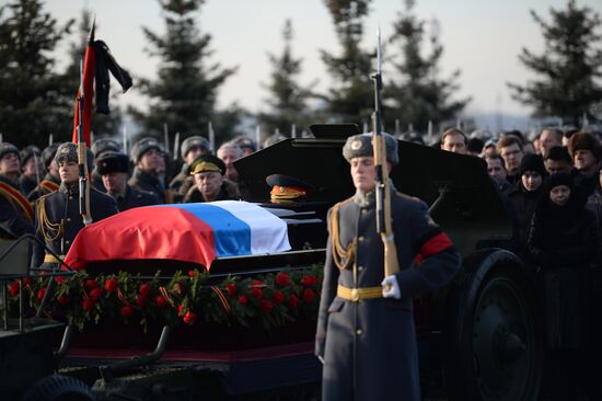 Mikhail Kalashnikov's funeral