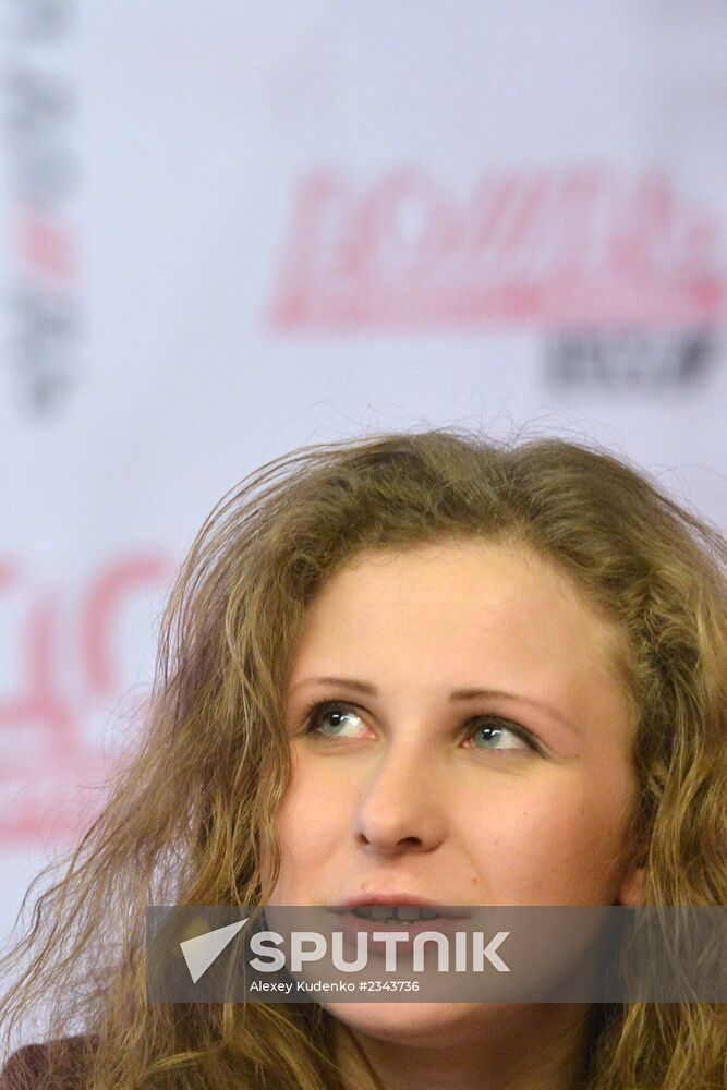 News conference with Maria Alyokhina and Nadezhda Tolokonnikova