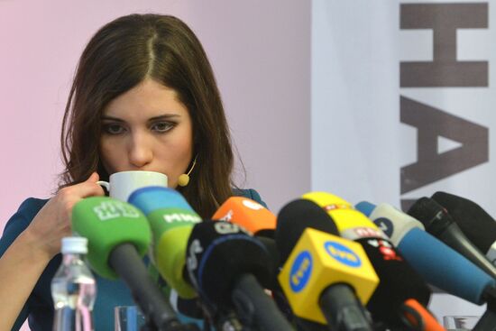 News conference with Maria Alyokhina and Nadezhda Tolokonnikova