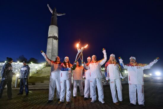 Olympic Torch Relay. Cheboksary