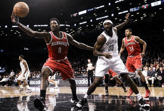 Basketball. NBA. Brooklyn Nets vs. Milwaukee Bucks