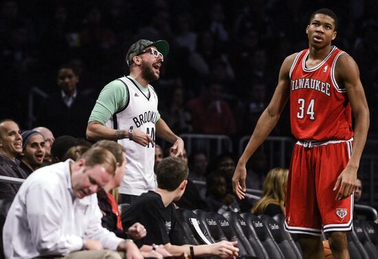 Basketball. NBA. Brooklyn Nets vs. Milwaukee Bucks