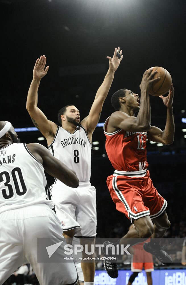 Basketball. NBA. Brooklyn Nets vs. Milwaukee Bucks