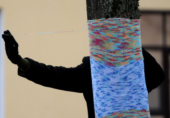 "Clothes for Trees!" campaign in Veliky Novgorod