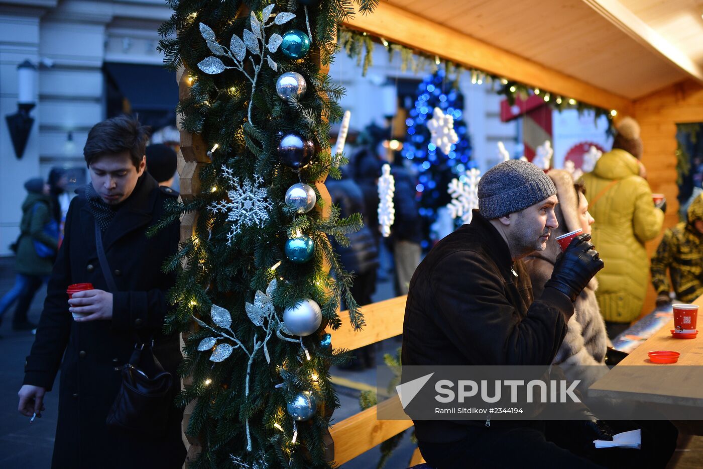 Christmas markets in Moscow