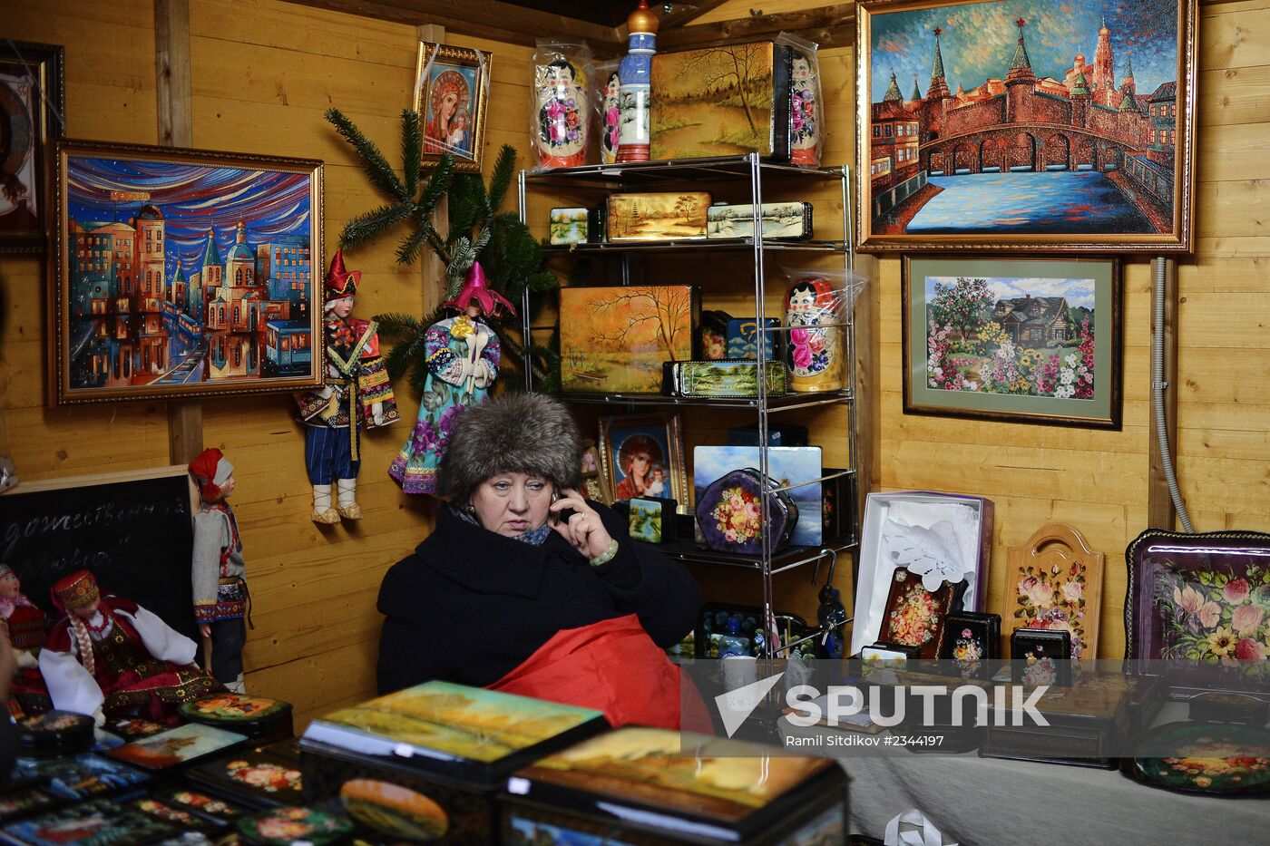 Christmas markets in Moscow