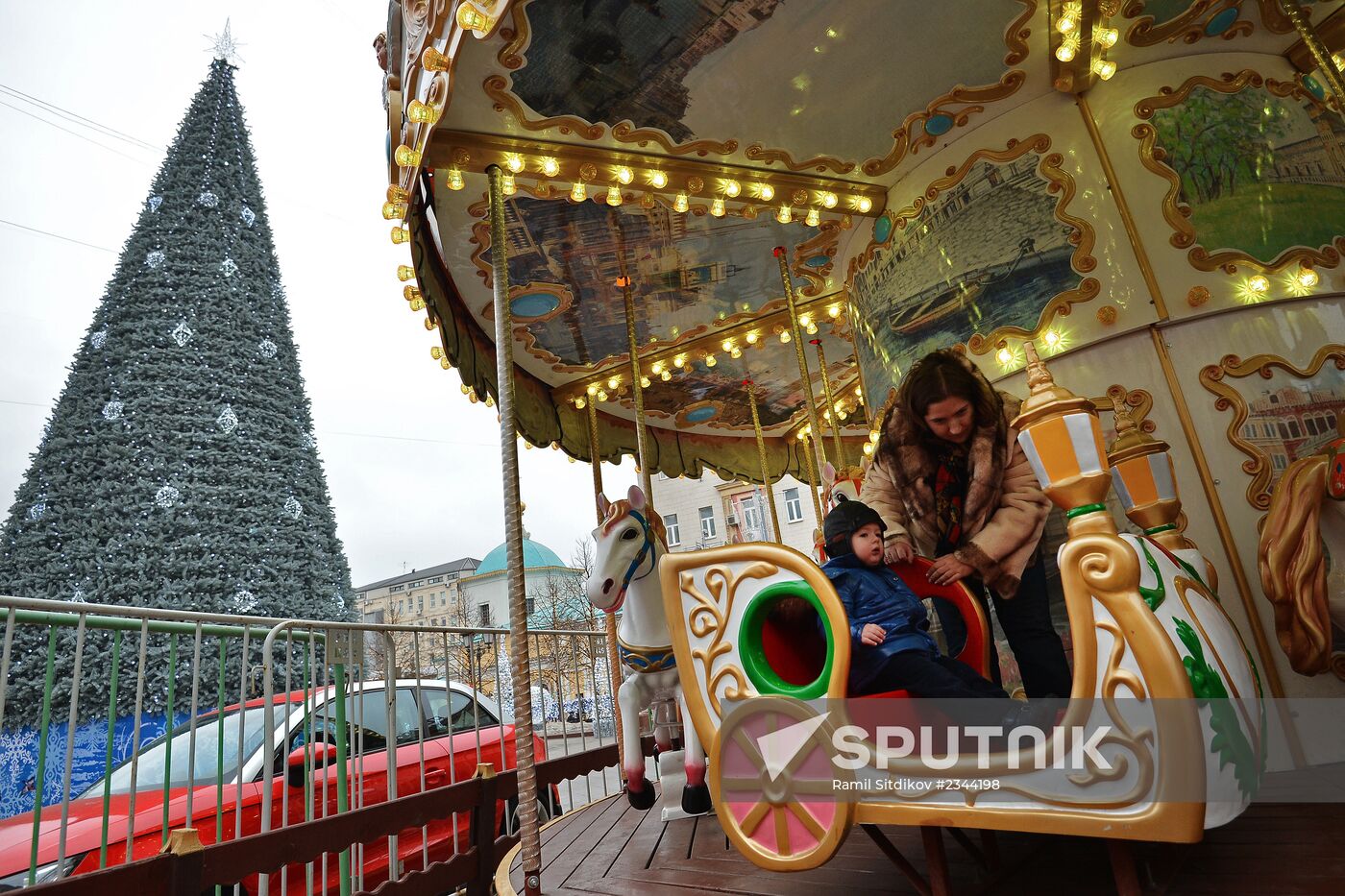 Christmas markets in Moscow