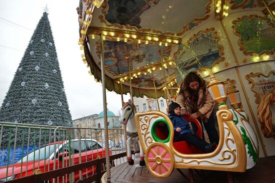 Christmas markets in Moscow