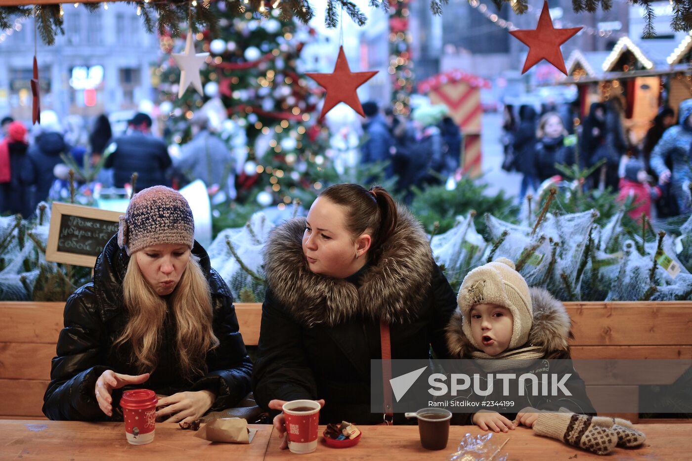 Christmas markets in Moscow