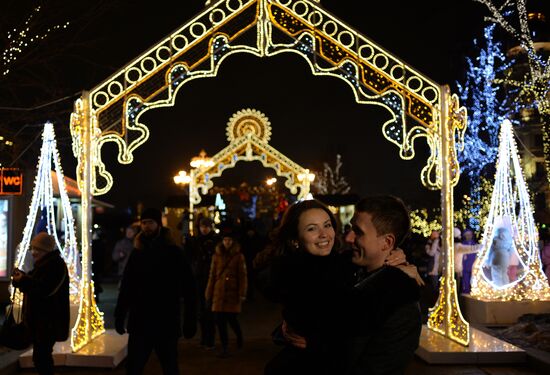 Christmas markets in Moscow