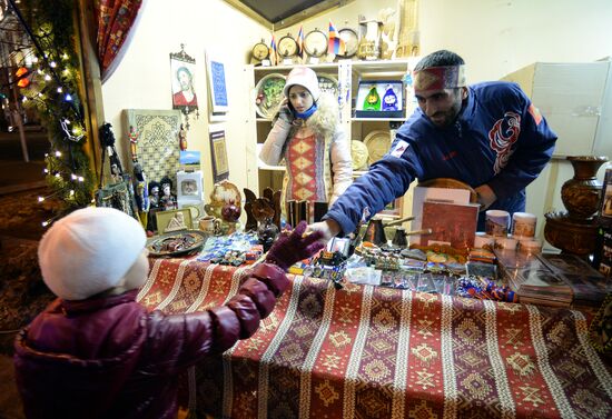 Christmas markets in Moscow