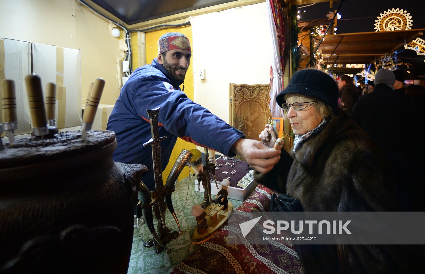 Christmas markets in Moscow