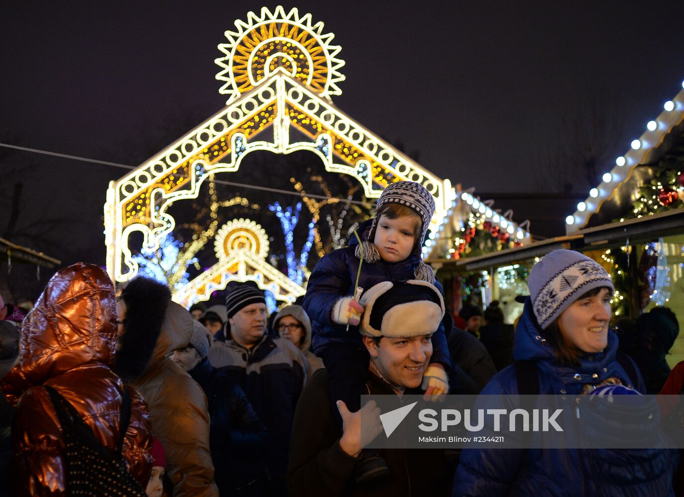 Christmas markets in Moscow