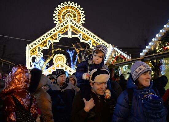 Christmas markets in Moscow