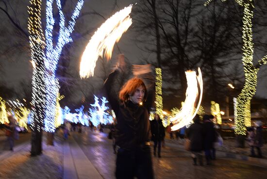Christmas markets in Moscow