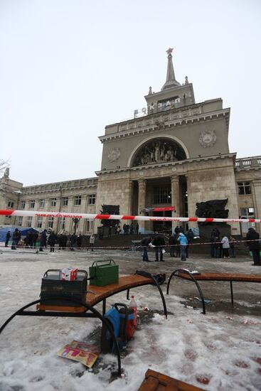 Terrorist attack at Volgograd train station