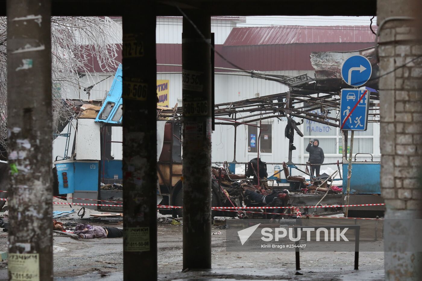 Explosion on trolleybus in Volgograd