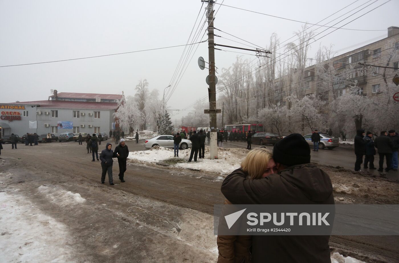 Explosion on trolleybus in Volgograd