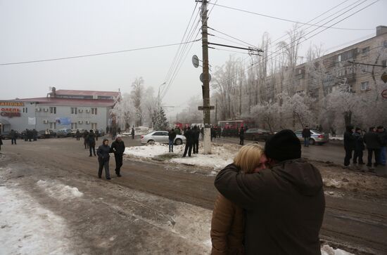 Explosion on trolleybus in Volgograd