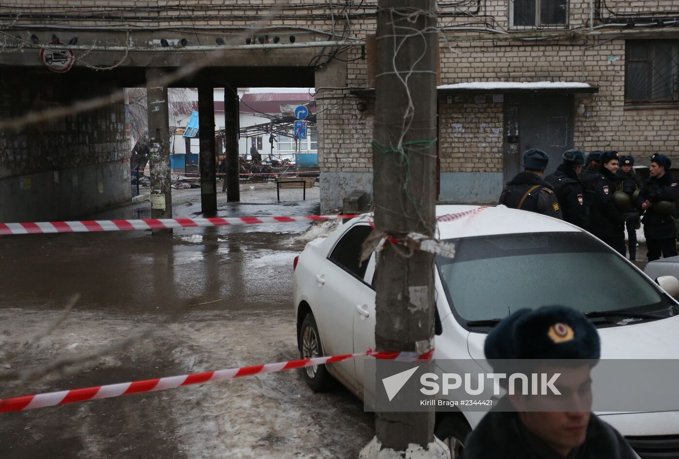 Explosion on trolleybus in Volgograd
