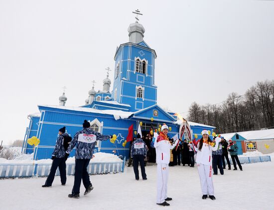 Olympic torch relay. Republic of Tatarstan