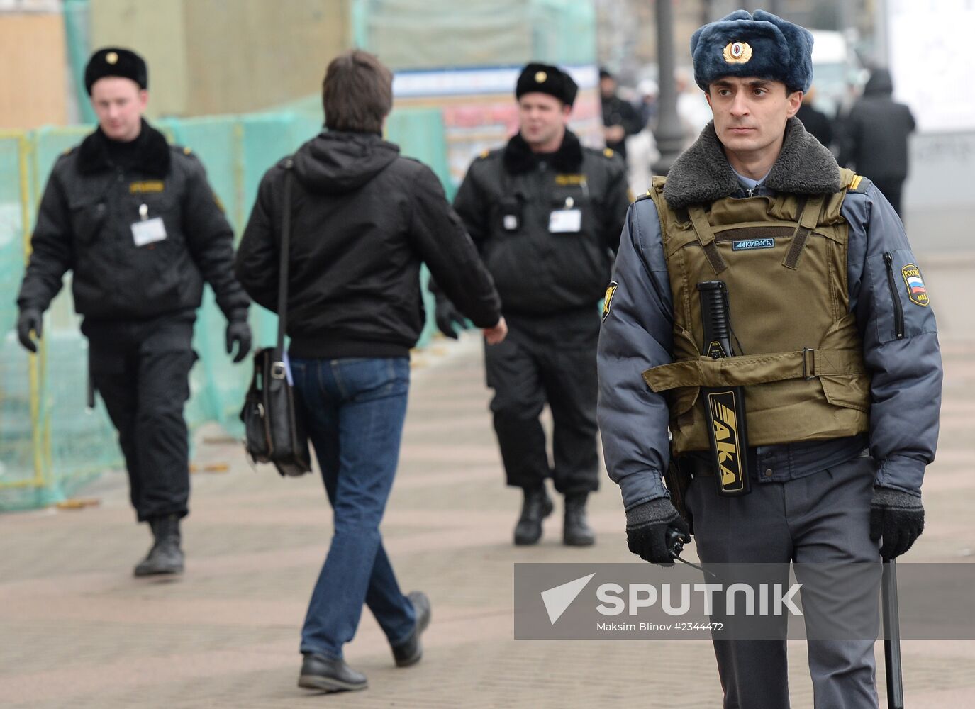 Security measures stepped up in Moscow