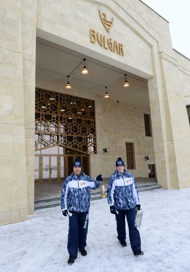 Olympic torch relay. Republic of Tatarstan