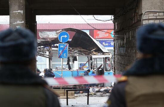 Trolleybus explosion in Volgograd