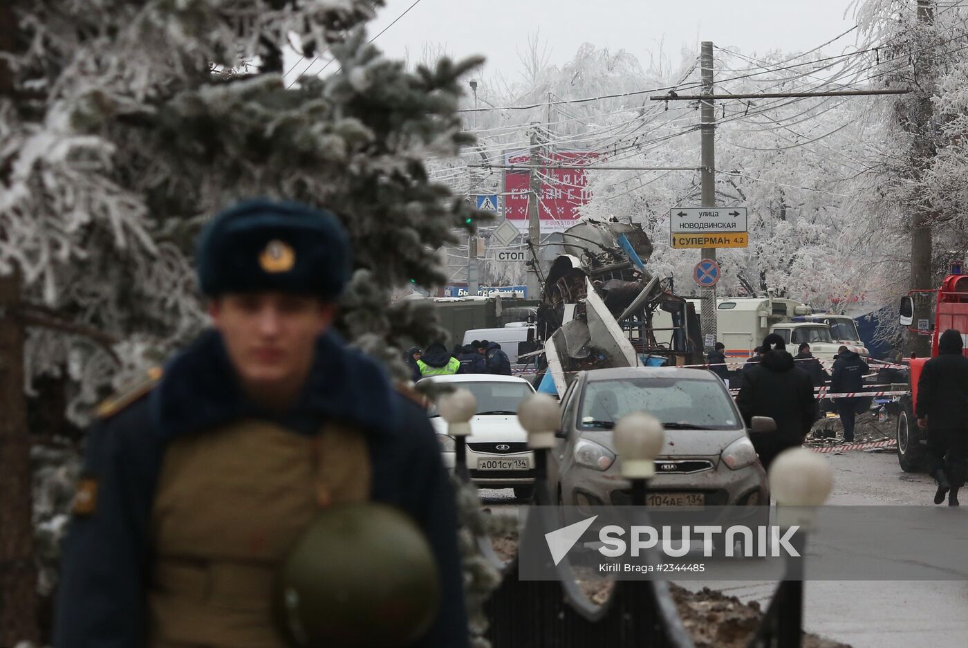 Trolleybus explosion in Volgograd