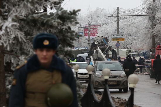 Trolleybus explosion in Volgograd