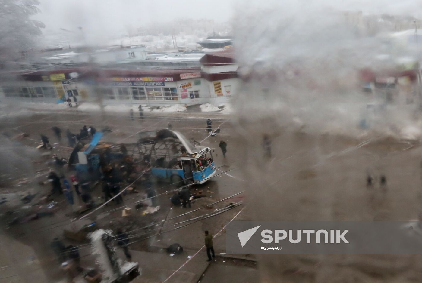 Trolleybus explosion in Volgograd