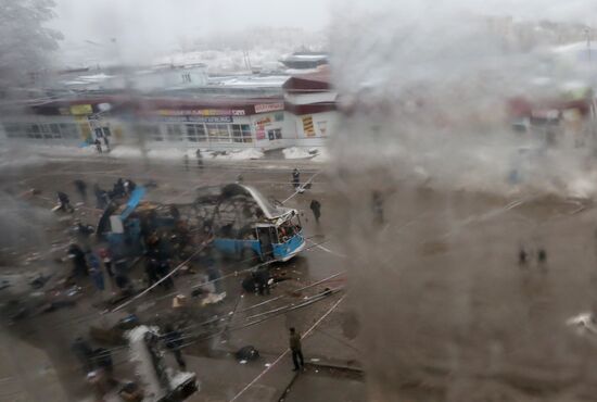 Trolleybus explosion in Volgograd