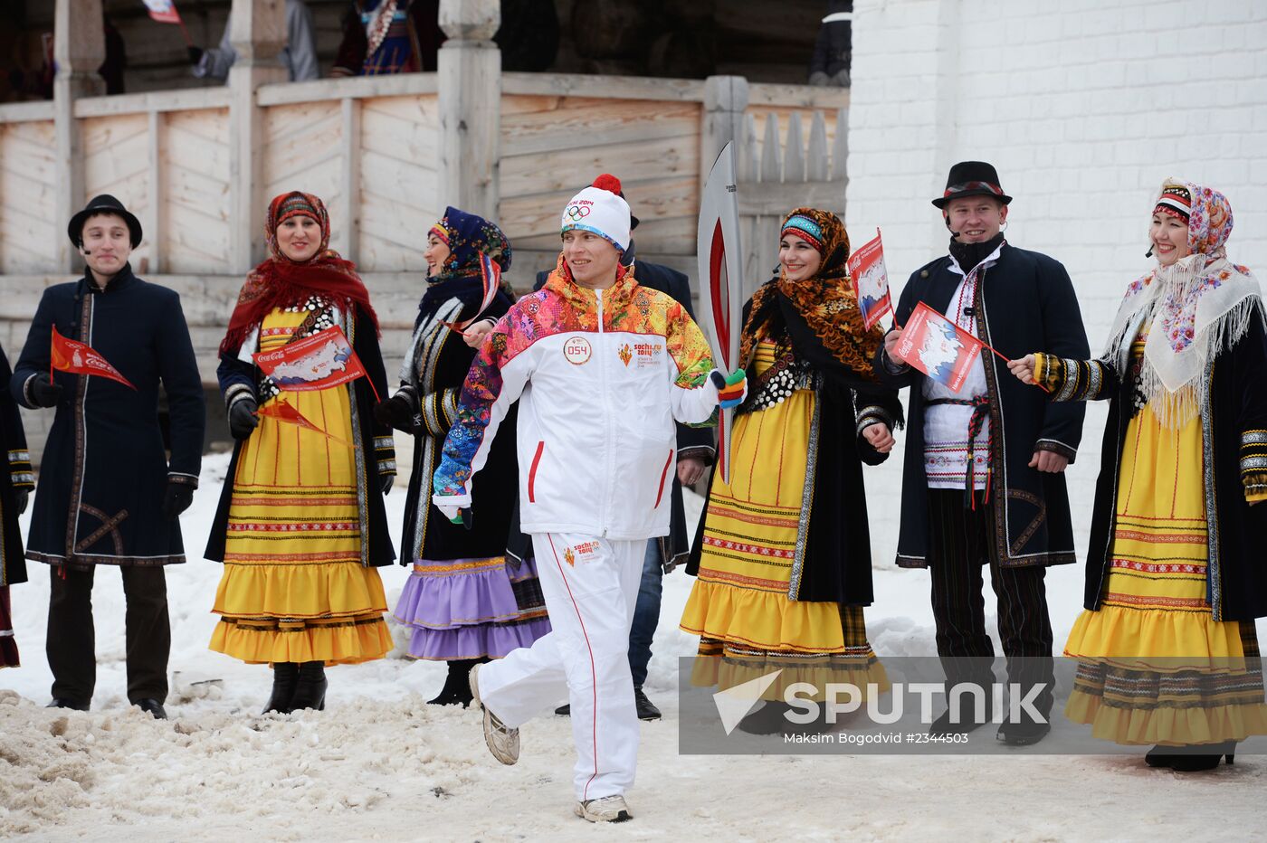 Olympic torch relay. The Republic of Tatarstan